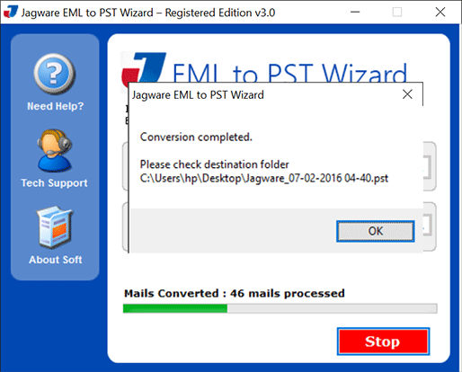 eml to pst freeware